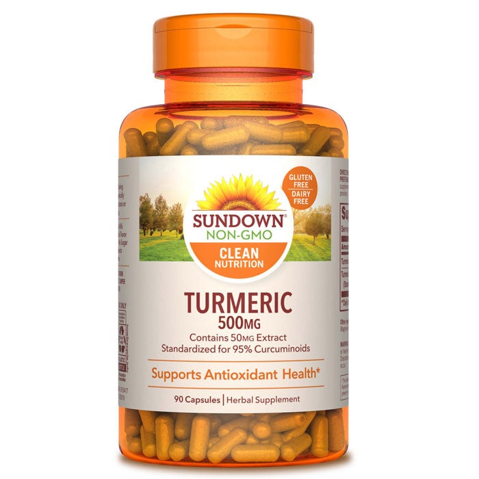 Buy Sundown Tumeric Curcumin (Antioxidant Health) with Beneficial Flavonoids 500 mg  online at Mountainside Medical Equipment