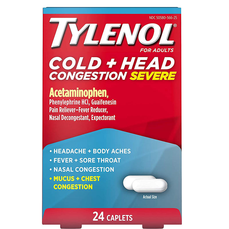 イルミナティカード　 Drug Companies（製薬会社） Tylenol Cold and Head Severe Congestion Relief 24 Caplets