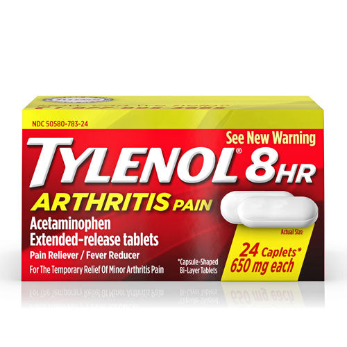 Tylenol 8 Hour Arthritis Pain Relief Extended Release Caplets, 650 mg 