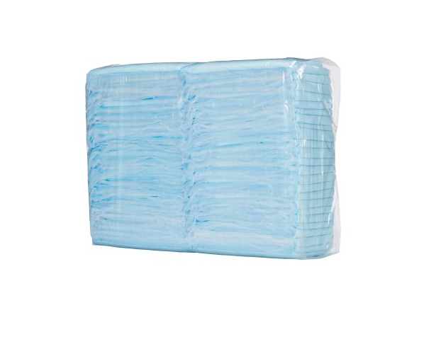 Medline Disposable Blue Underpads (Chux) 17 x 24 - Moderate Absorben