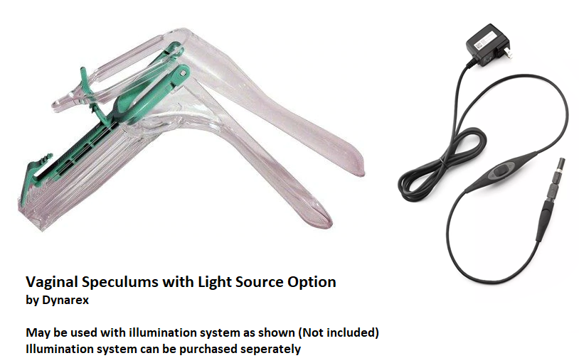 Buy Dynarex Vaginal Speculums with Light Source Option, 25 box  online at Mountainside Medical Equipment