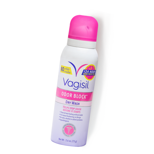 Combe Vagisil Odor Block Feminine Dry Wash Spray 2.6 oz | Mountainside Medical Equipment 1-888-687-4334 to Buy