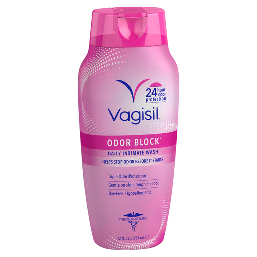 Feminine Hygiene Cleansing Wash, | Vagisil Odor Block Intimate Feminine Wash 12 oz
