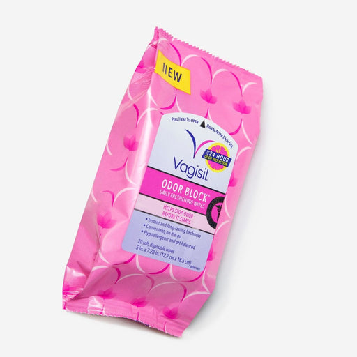 Buy Combe Vagisil Odor Block Feminine Intimate Wipes 20 ct  online at Mountainside Medical Equipment
