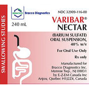 Buy Bracco EZ Varibar Nectar Barium Sulfate Oral Suspension 40% w/v 240 mL, 12/Case  online at Mountainside Medical Equipment