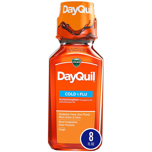 Buy Procter & Gamble Vicks Dayquil Liquid Severe Cold & Flu Relief Medicine 8 oz  online at Mountainside Medical Equipment