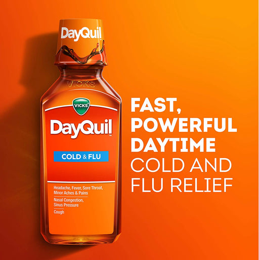 Buy Procter & Gamble Vicks Dayquil Liquid Severe Cold & Flu Relief Medicine 8 oz  online at Mountainside Medical Equipment