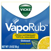 Buy Procter & Gamble Vicks Chest Rub VapoRub Cough Suppressant Ointment with Lemon Scent 1.76 oz  online at Mountainside Medical Equipment