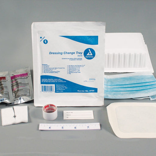 Dynarex Dressing & Medical Tube Changing Tray, Sterile | Buy at Mountainside Medical Equipment 1-888-687-4334
