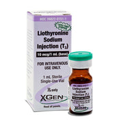 Buy X-Gen Pharmaceuticals Liothyronine Sodium for Injection (T3) Thyroid Hormone Agent 1mL  online at Mountainside Medical Equipment