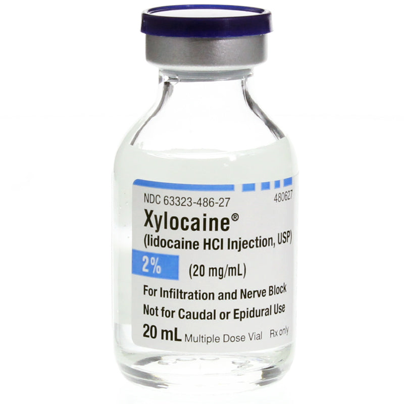 Xylocaine Lidocaine HCL 2, 20 mg/mL Injection Multiple Dose Vial 20 m