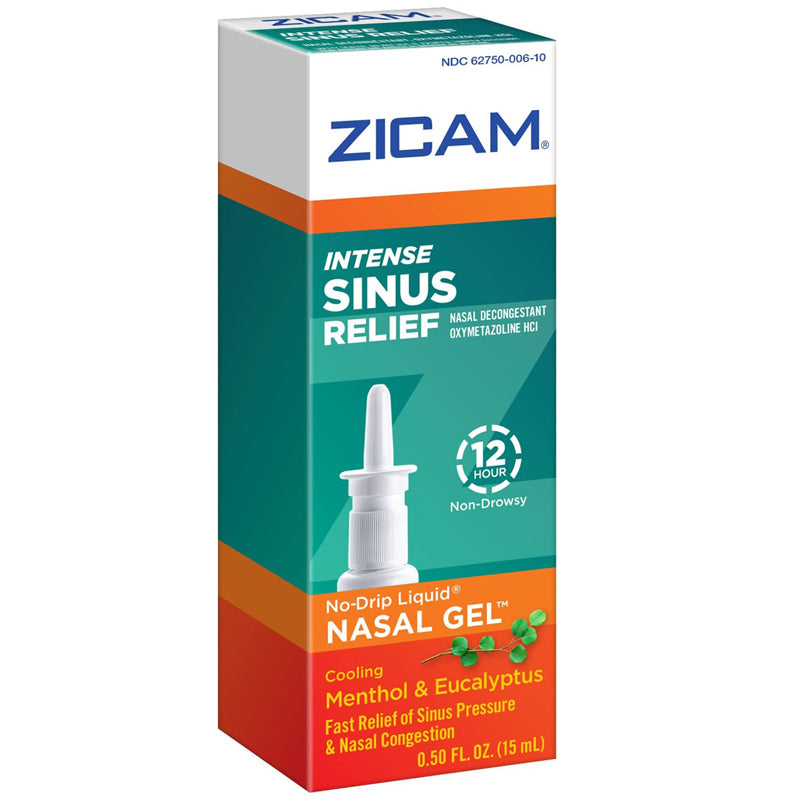Zicam Nasal Spray, Intense Sinus Relief, No Drip Liquid 0.5 fl oz Zicam Nasal Spray, Intense Sinus Relief, No Drip Liquid 0.5 fl oz