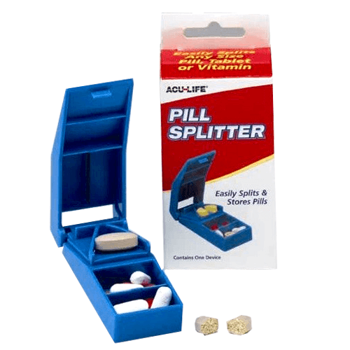 Acu-Life Pill Splitter for precise medication dosage and safe, efficient pill management and health care.