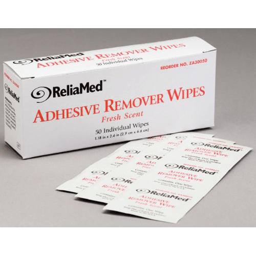 ReliaMed ReliaMed Adhesive Remover Wipes 50 Count | Mountainside Medical Equipment 1-888-687-4334 to Buy