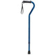 Adjustable Height Offset Handle Cane with Gel Hand Grip