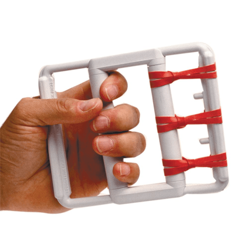 Buy Fabrication Enterprises Hand & Finger Rubber-Band Flexion Exerciser with 5 Sets of Resistance  online at Mountainside Medical Equipment