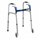 Deluxe Folding Walker with Trigger Release and 5 inch Wheels
