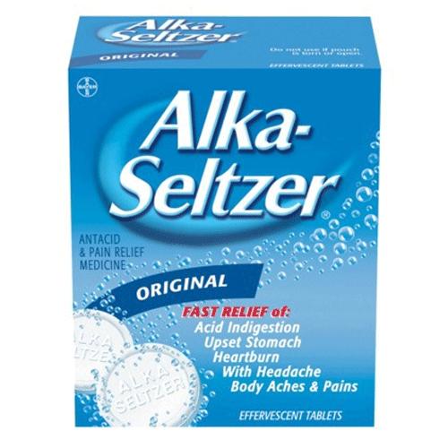 Bayer Healthcare Alka Seltzer Original with Aspirin Foil Packets, 12/Box | Buy at Mountainside Medical Equipment 1-888-687-4334