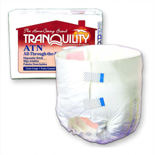 Tranquility ATN Disposable Overnight Adult Diapers — Mountainside Medical  Equipment