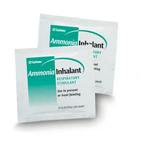 Buy Safetec Ammonia Smelling Salts Towelette for Respiratory Stimulation, 10/box  online at Mountainside Medical Equipment