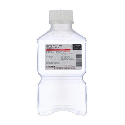 Buy B Braun Sterile Water for Irrigation 1000 mL Bottle  online at Mountainside Medical Equipment