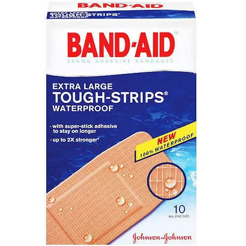 Adhesive Bandages | Band-Aid Bandages Tough-Strips Extra Large