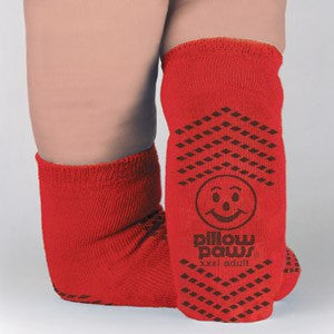 Double Sided Bariatric Non Skid Socks High Risk Red — Mountainside
