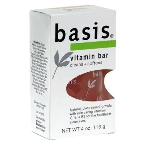 Skin Care | Basis Vitamin Bar Soap with Vitamins A, C, E & B5