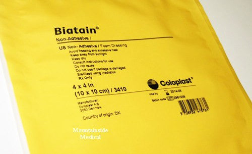 Buy Coloplast Corporation Biatain Non Adhesive Foam Dressing 4" x 4", 10/Box  online at Mountainside Medical Equipment