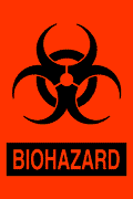Buy Mountainside Medical Equipment Biohazard Infection Control Red Adhesive Labels 500/Roll  online at Mountainside Medical Equipment
