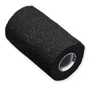 Black Sensi-Wrap self-adherent bandage, elastic support for injury, healing, and versatile health care.