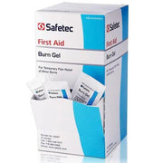 First Aid Burn Cream with 2% Lidocaine 0.9g Packets, 144/bx for rapid pain relief and burn treatment.