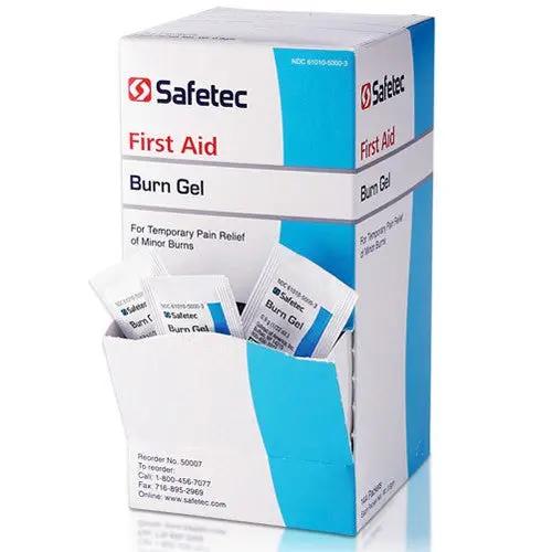 First Aid Burn Cream with 2% Lidocaine 0.9g Packets, 144/bx for rapid pain relief and burn treatment.