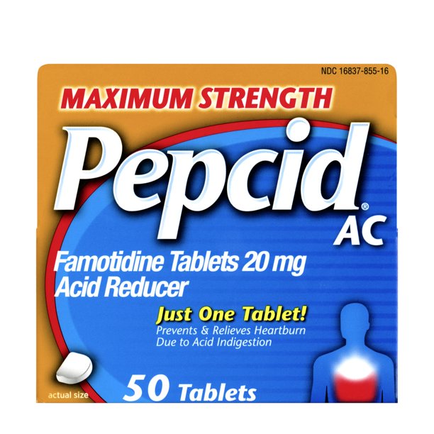 Buy Cardinal Health Pepcid AC Maximum Strength Tablets, 50 count  online at Mountainside Medical Equipment