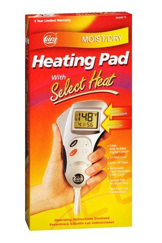 Buy Cara Chair Moist Dry Heating Pad with Select Heat LCD Screen  online at Mountainside Medical Equipment