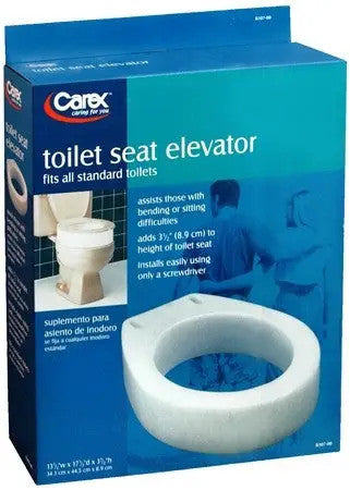 Raised Toilet Seats | Carex Raised Toilet Seat Elevator B307-00