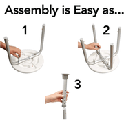 Buy Carex Carex Compact Adjustable Round Shower Stool  online at Mountainside Medical Equipment