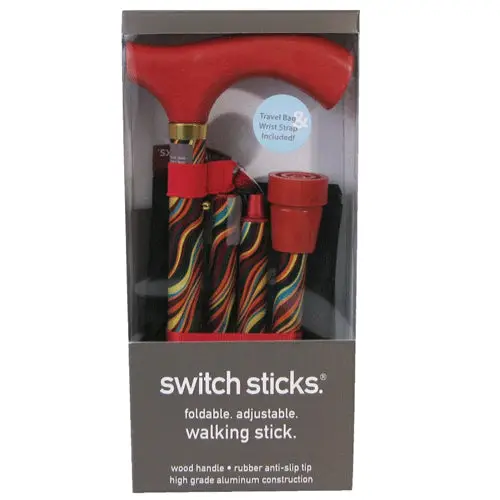 Buy Switch Sticks Carnival Folding Walking Stick by Switch Sticks  online at Mountainside Medical Equipment