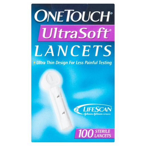 Cardinal Health OneTouch UltraSoft Sterile Lancets, 100 Count | Mountainside Medical Equipment 1-888-687-4334 to Buy