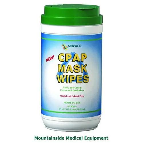 Beaumont Products Citrus II CPAP Mask Wipes 62 Count Canister | Mountainside Medical Equipment 1-888-687-4334 to Buy