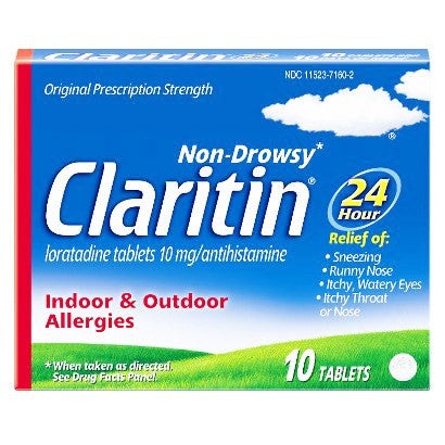 Claritin Non-Drowsy 24 Hour Relief Allergy Medicine (Loratadine 10ml),