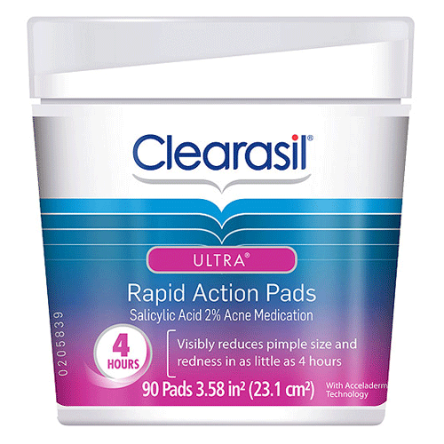 Buy RB Health Clearasil Ultra Rapid Action Cleansing Skin Pads, 90 Count  online at Mountainside Medical Equipment
