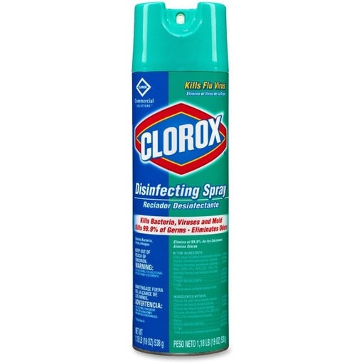 Clorox Healthcare Clorox Disinfecting Spray 19 oz (Kills 64 Different Microorganisms) | Mountainside Medical Equipment 1-888-687-4334 to Buy