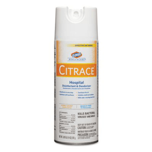 Buy The Clorox Company Clorox Citrace Hospital Disinfectant & Deodorizer Spray Citrus 14 oz  online at Mountainside Medical Equipment