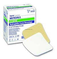 Kendall Hydrophilic Foam Dressing, 4 x 4 Inch