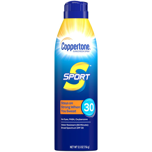 Buy Coppertone Coppertone Sport Continuous Spray SPF 30 – 5.5 oz  online at Mountainside Medical Equipment