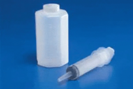 Feeding Bags & Syringes, | 60 cc Piston Syringe with 500 cc Container and Basin