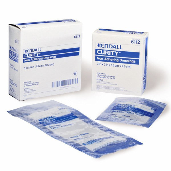 Curity Oil Emulsion Non-Adhering Dressings 5" x 9", 12/Box  Mountainside  Medical