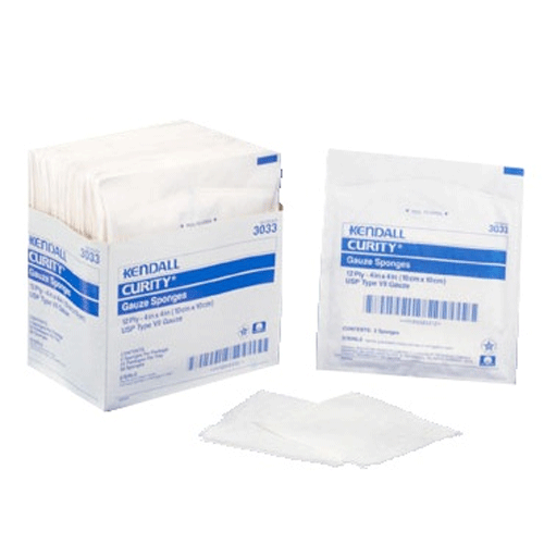 Covidien /Kendall Curity Sterile Gauze Sponges 2s | Mountainside Medical Equipment 1-888-687-4334 to Buy