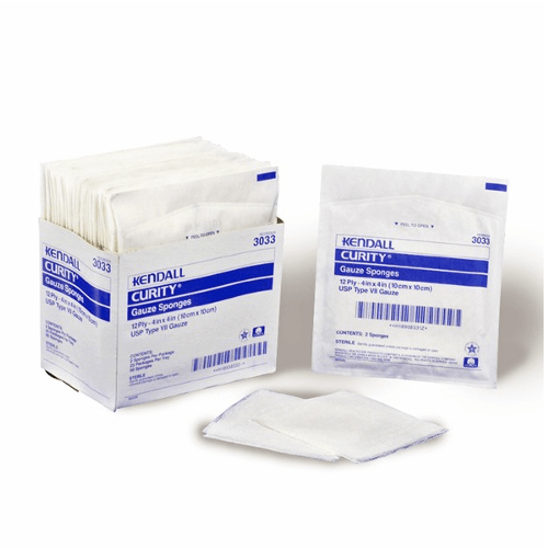Buy Covidien /Kendall Curity Sterile Gauze Sponges, 4" x 4"  online at Mountainside Medical Equipment